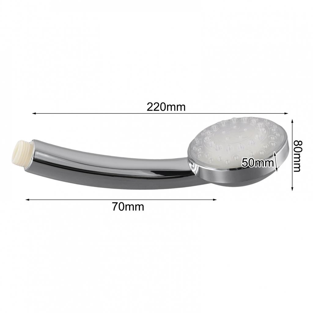 Erstaunlicher farbenfroher LED-Duschkopf, der Ihr Badeerlebnis verbessert