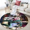 Spy Family Round Area Rug Carpet Rug For Living Room Bedroom Sofa Playroom Decor Nonslip Floor Mat
