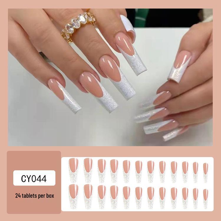 Hosszú Trapéz Koporsó Műköröm Matricák