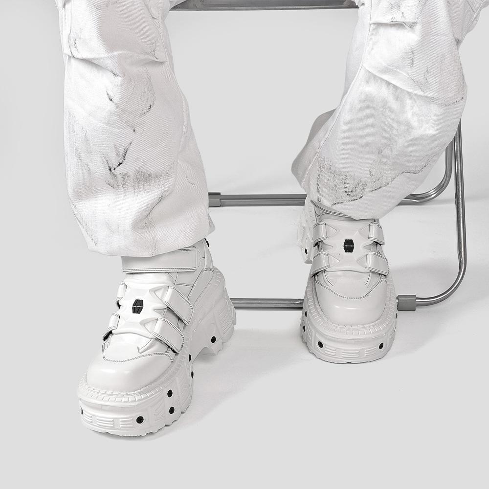 Summer trend super thick-soled muffin tank sole men's and women's high-top shoes