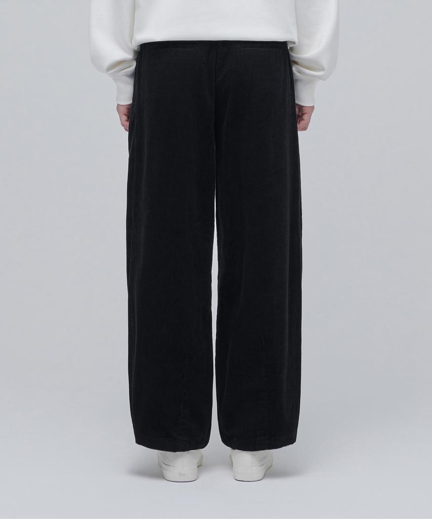 Musinsa Standard Corduroy Wide Balloon Pants [Black]