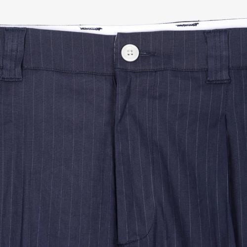 KHALHON Cotton Twill Spandex Pants (Navy)