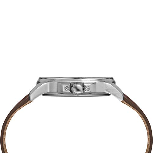 Timex TW4B16000 Men's Expedition Metal Field Brown Leather Strap Watch