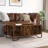 VidaXL Coffee Table Smoked Oak 100x51x40 Cm Engineered Wood, Side Table, Living Room Table, Side Table, End Table 848491