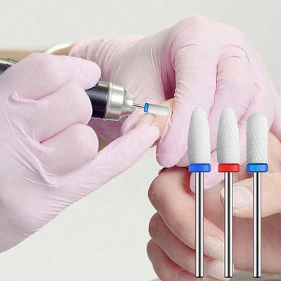 Tırnak Matkap Uçları Elektrikli Taşlama Başlı Seramik Tungsten Çelik Manikür Cilalama Temizleme Aleti Tırnak Uzmanlaşmış Aletler Tırnak Salonu