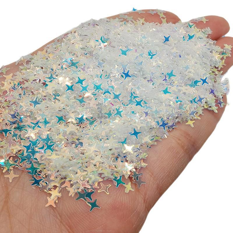 Spot Gold Transparent Pailletten Augen Make-Up & Nail art Dekoration mit Glitter Perlen für DIY Handwerk