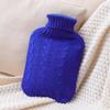 Autumn and Winter Knitted Warm Water Bottle Cover, Solid Color Velvet Warm Water Bag Cover, Hand Warmer, Removable and Washable, Thickened for Warmth
