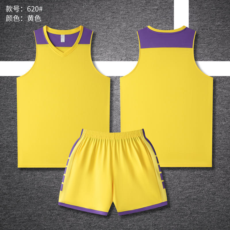 New American basketball jersey set Summer camp adult children's quick-drying jersey Game training basketball jersey