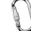 Rock Climbing Carabiner Connector Buckle Screw Locking Hook for Rappelling Traveling Hiking
