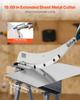 Guillotine Shear, 500 Mm Bed Width Benchtop Cutter, Manual Hand Plate Shear for Metal Sheet Processing, with Q235 Material, High Precision, Stand, for