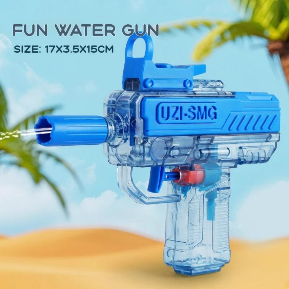 Sommer UZI Wasserpistole Nicht-elektrische Pistole Hochdruck Vollautomatische Schießende Wasser Strand Spielzeugpistole Für Kind Erwachsener Geburtstag Geschenk