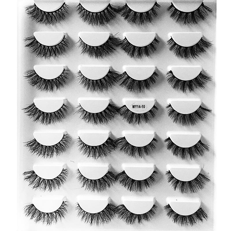 

Накладные ресницы вьющиеся многослойные трехмерные имитация норки перекрестные густые грязные ресницы