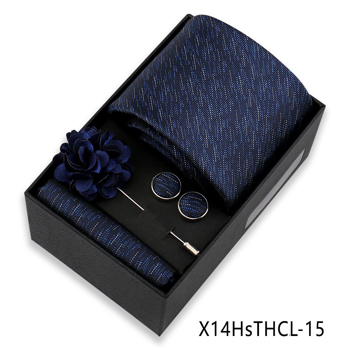 Men s Paisley Formal Tie Gift Set - 4-Piece, Hand-Tied, 8cm