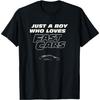 Fast Car Just A Boy Who Loves Fast Cars Funny Gift T-Shirt1