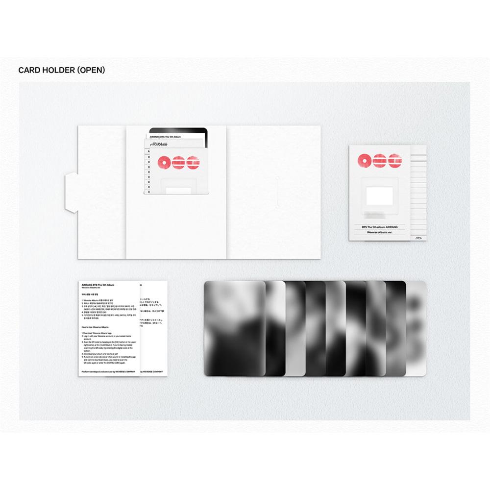 BTS ARIRANG Kpop Album CD Photocard Official Sealed Weverse Version
