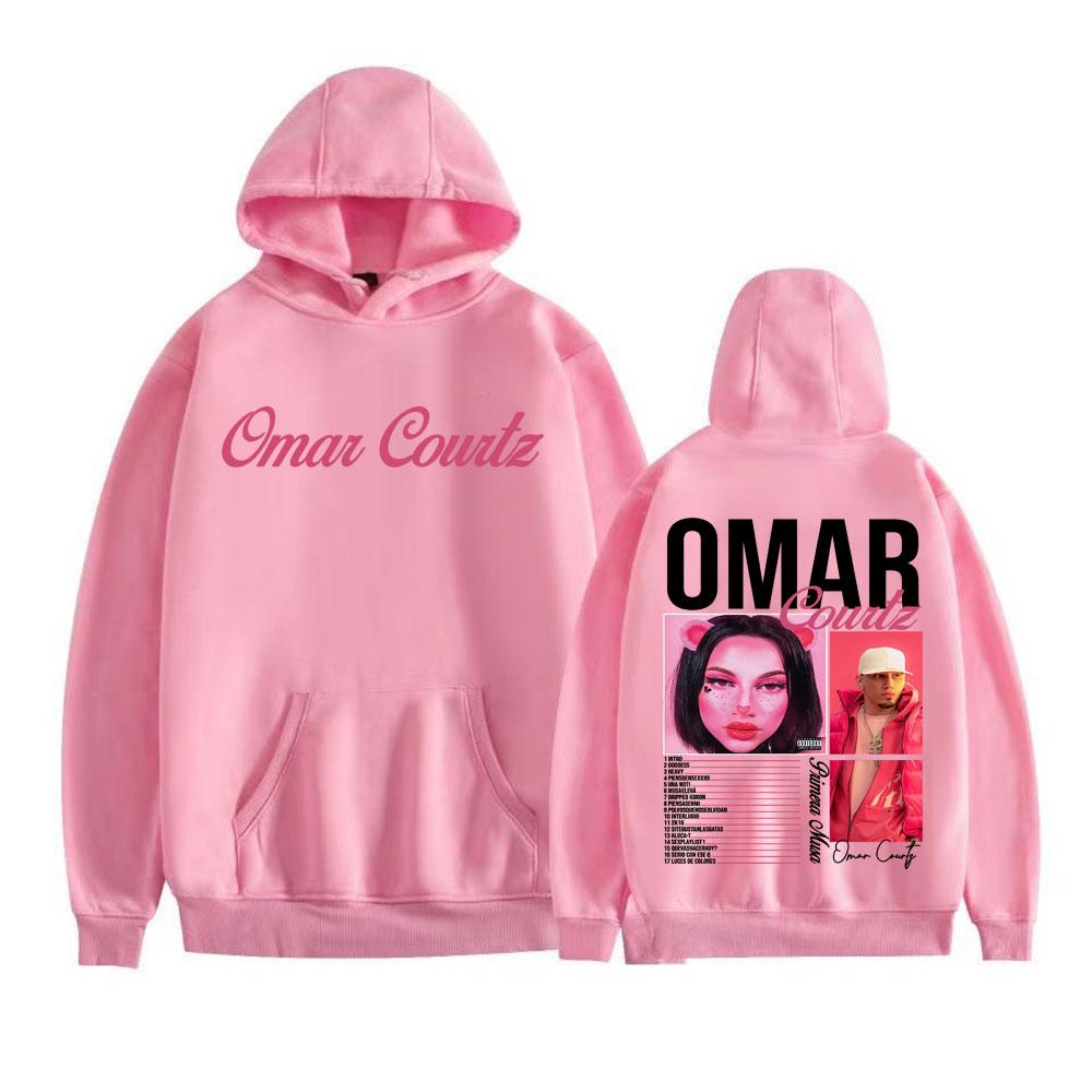 Rapper Omar Courtz Primera Musa Tour Cover Hoodies Men Women Clothing Retro Aesthetic Sweatshirts High Quality Bodywarmer Hoodie