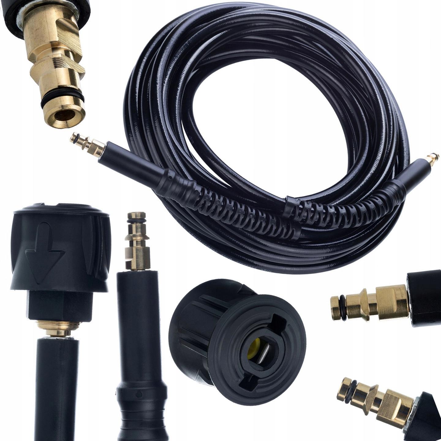 

Rosfix Wąż Wysokociśnieniowy 10m Click-Click do Myjki Kärcher – Wysoka Wytrzymałość | System Click-Click | Elastyczność i Kompatybilność