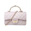Xiaoxiangfeng leather rhombus chain bag women's handbag high-end new versatile single shoulder messenger small square bag