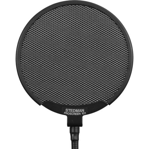 Stedman Proscreen 101 Custom Popping Guard with Rubber Rim, Black (Officially Imported In Japan)