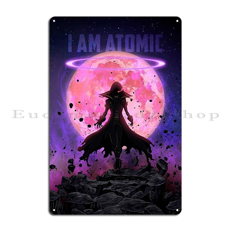 

The Eminence In Shadow Cid Metal Sign Plaques Garage Wall Decor Character Bar Home The Eminence Tin Sign Poster 20x30cm