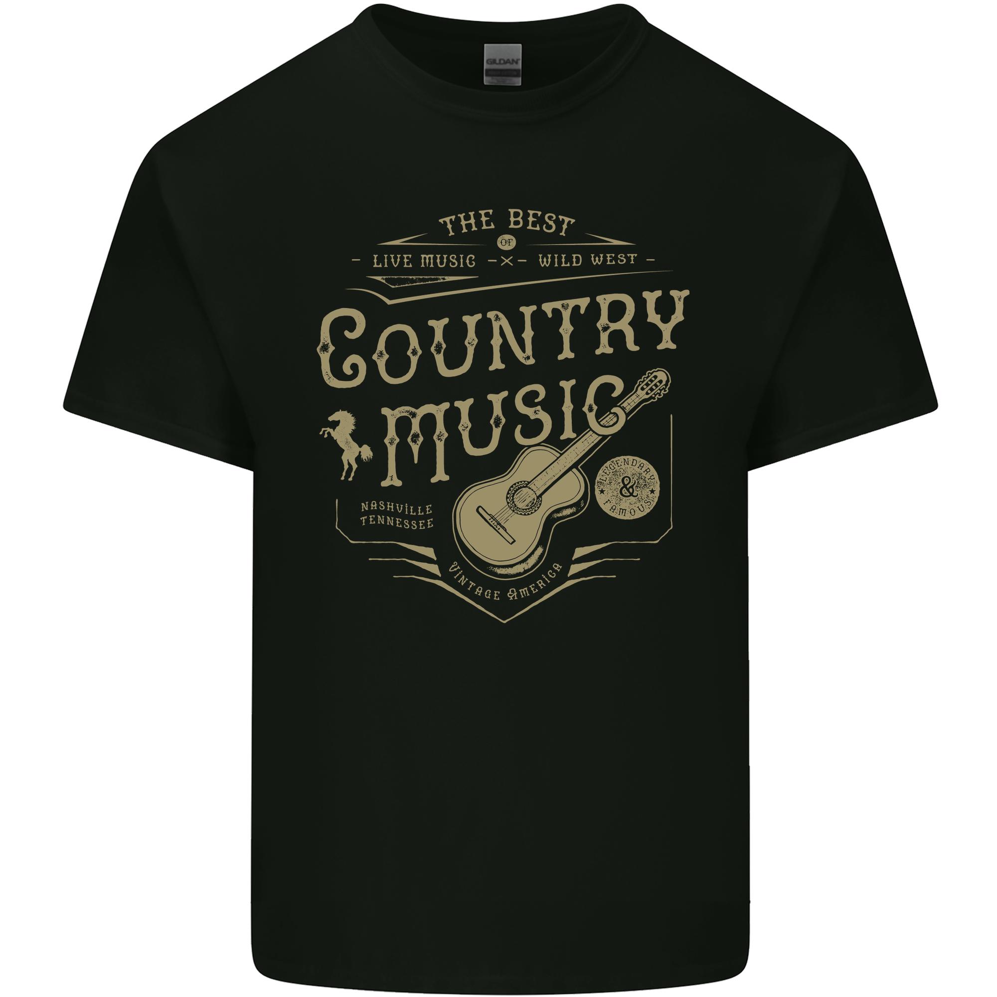 The Best Country Music Vintage American Unisexs Light Cotton TShirt S