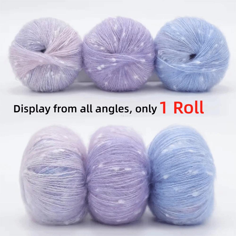 Buntes Fellgarn 50g Handstrickgarn zum Stricken von Pullovern Schals Decken Handarbeiten