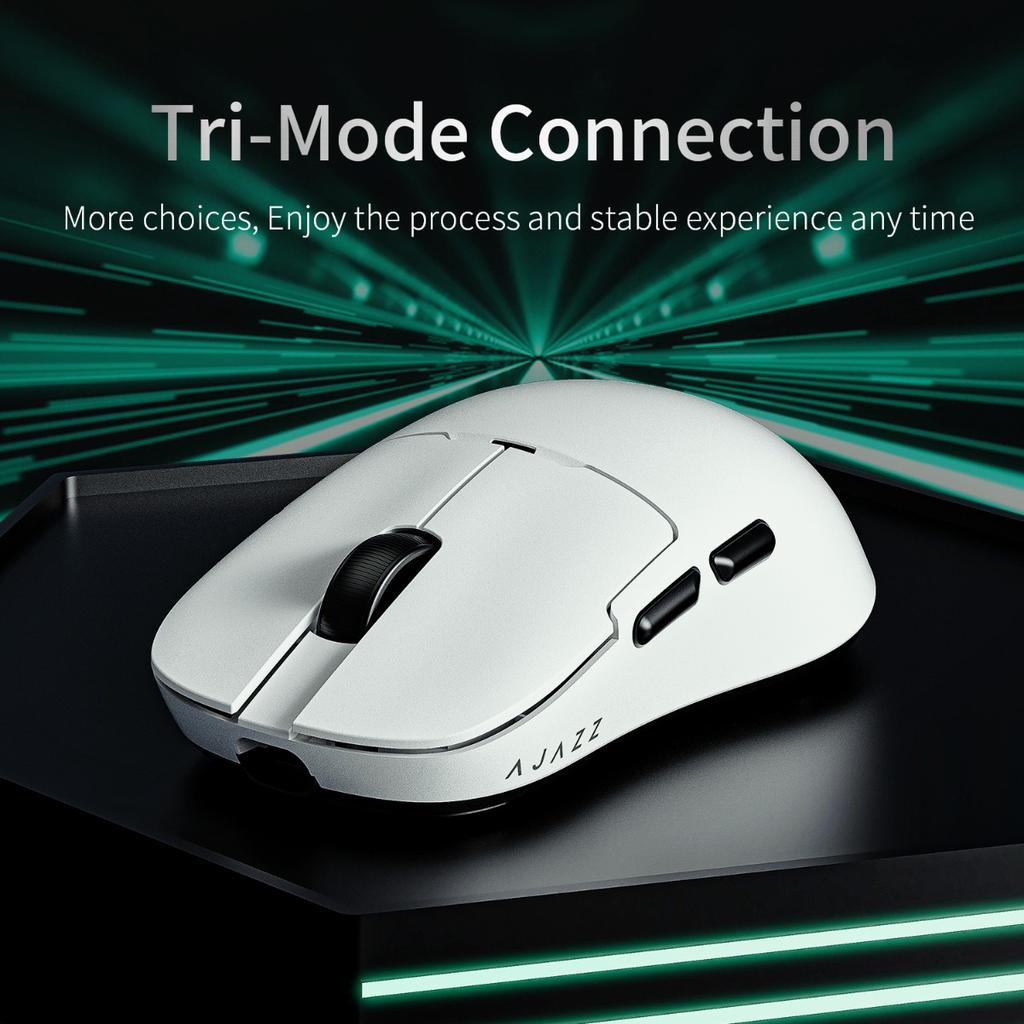 Ajazz AJ159 NL Wireless Ergonomic Gaming Mouse 12000DPI Lightweight High Precision for Esports PC Gamers