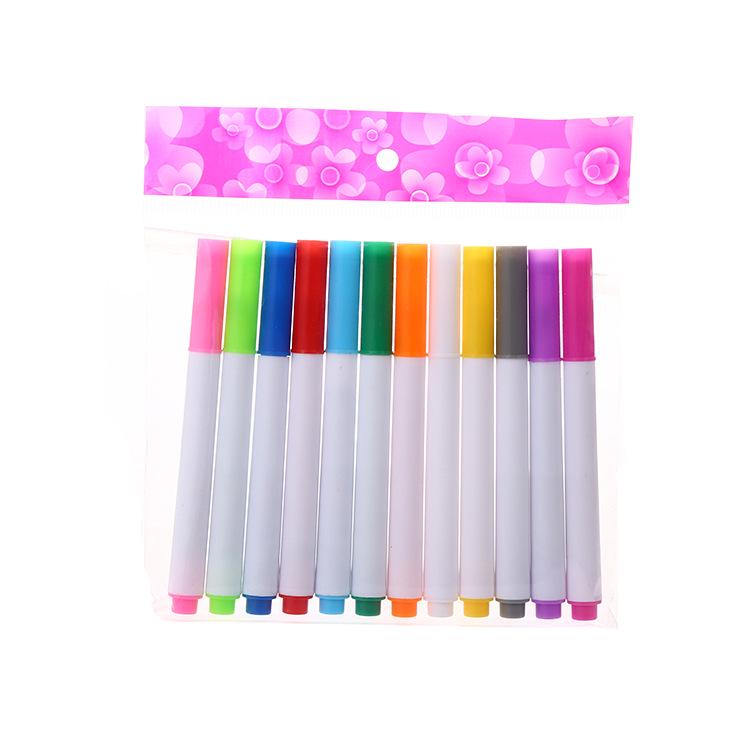 Farbiger Flüssigkreide Staubfreier Radierbarer LED Fluoreszierender Graffiti Stift für Kinder