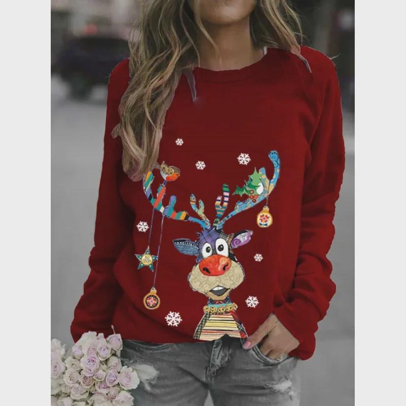2024 Christmas Long Sleeve Sweater for Men and Women - European and American Style