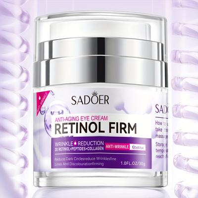 Retinol Sıkılaştırıcı Göz Kremi Kollajen ve Hidrolize Kolajen Açısından Zengin, Pürüzsüz Cilt, Nemlendirici Göz Kremi