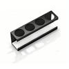 1Pc Toothbrush Holder Stand Electric Toothbrush Organizer Bathroom Diatomite Base 4-Slot Storage Box Multi-Functional Brush Rack
