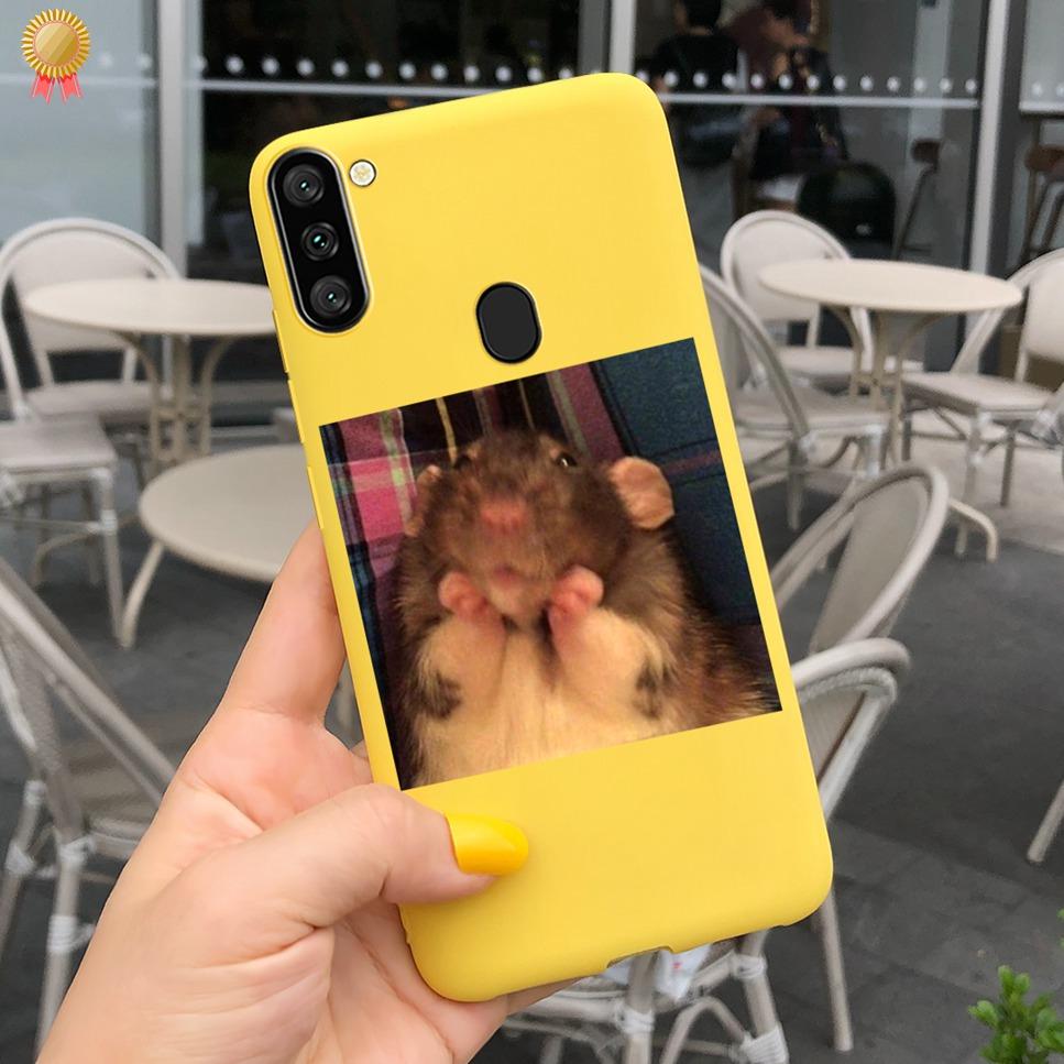 For Samsung Galaxy A11 Case Boy Girl Funny Cartoon Cat Women Silicone Back Case For Samsung Galaxy A 11 SM-A115F 6.4 Funda Cover