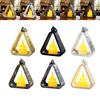 Bedside Lamp Lightweight Room Decor Desktop Atmosphere Light Triangle Table Lamp Soft Lighting for Fireplace Indoor Dorm Living