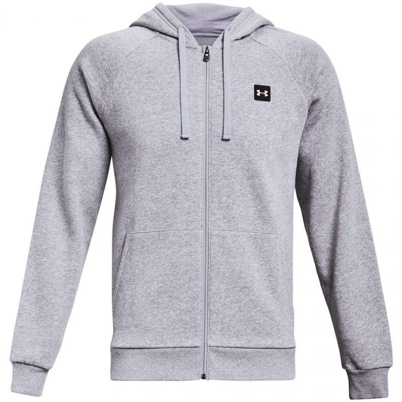 Under Armour Rival Fleece Full Zip Hoodie 80% cotton 20% polyester grey