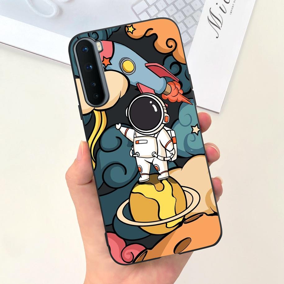 Für OnePlus Nord Hülle AC2001 AC2003 Stoßfeste Abdeckung Süßer Astronaut Silikon Funda Für One Plus Nord Hülle OnePlus 8 Nord Capa