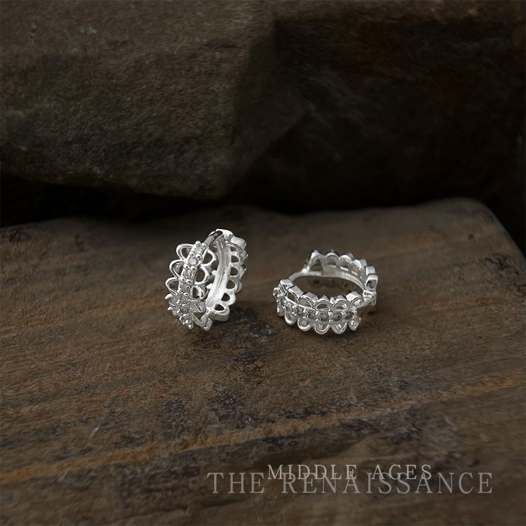 Коллекция серебряных серег с ажурным узором ретро этнический стиль холодные серьги для женщин