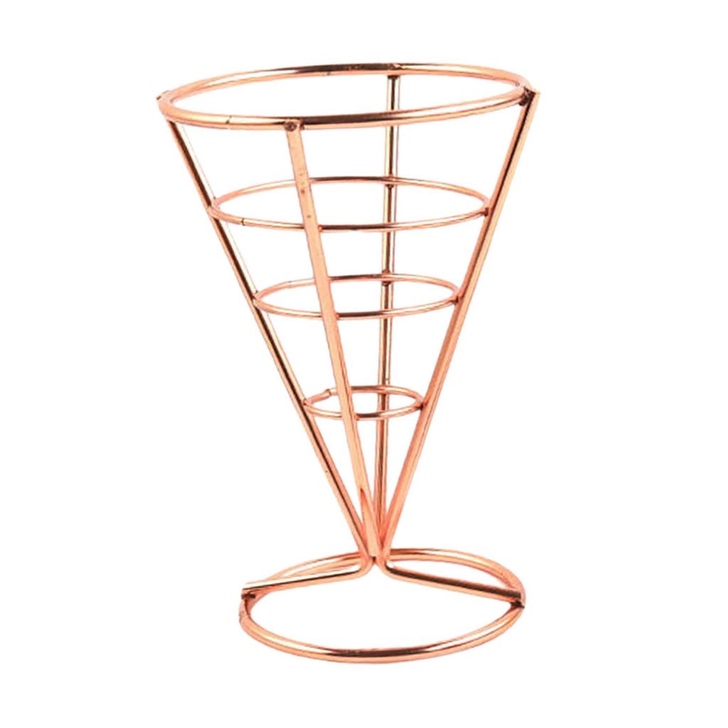 French Fries Stand Serving Stand Cone Basket for Restaurant Buffet Cafe