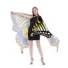 Womens Butterfly Cape Wing Fancy Dress for Party Cosplays Butterfly Wing Costume, Rainbow Butterfly Shawl Wing Cloak