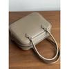 Neue Feder high-end Federtasche echtes Rindsleder tragbare Umhängetasche kleine quadratische Tasche Damentasche