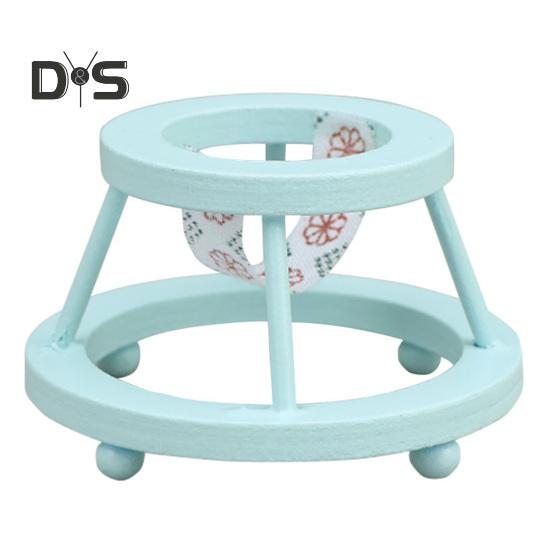 

Мини-модель ходунков Миниатюрные куклы Аксессуары 1:12 масштабный дизайн миниатюрный домик детская мебель для мини-кукол синий