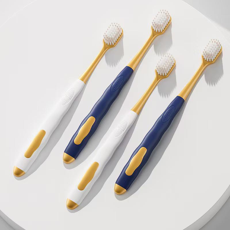 

Зубна щітка Sam s Soft Bristle Toothbrush - широка головка, щільний шовк, ідеально підходить для дому та подорожей one trial without packaging