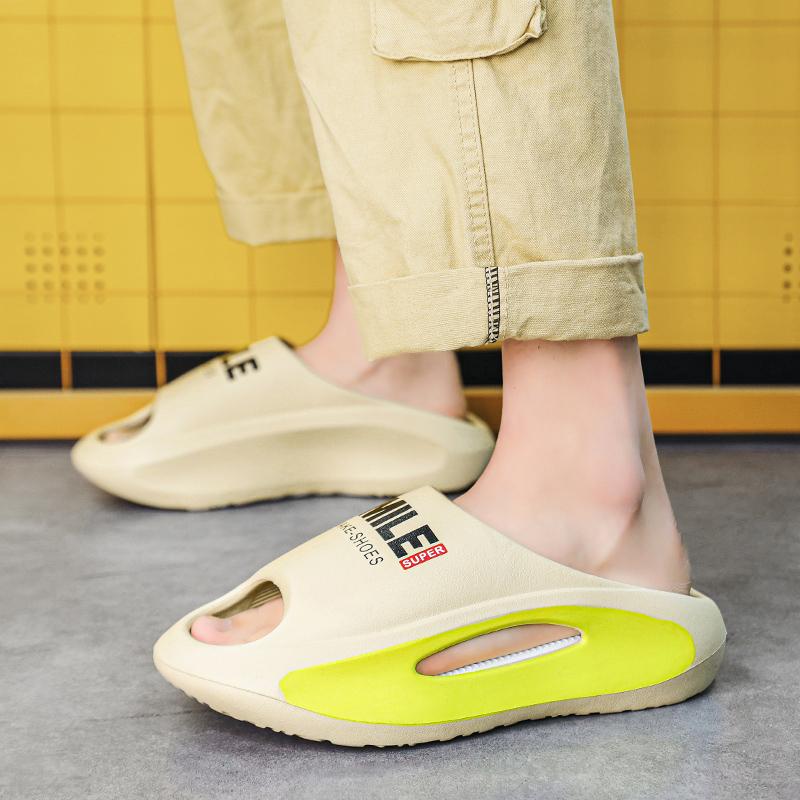 Thick Sole Summer Slippers Large Men's and Women's Slippers Casual Anti-slip Beach Shoes Men Slippers Home Slippers