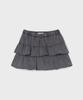 Who.A.U Dyeing Short Tiered Skirt / Whwhg1161F