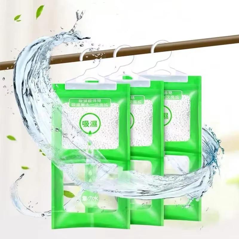 5/10Pcs Desiccant Hygroscopic Anti-Mold Desiccant Bags Wardrobe Hanging Moisture Bag Closet Cupboard Closet Dehumidifier