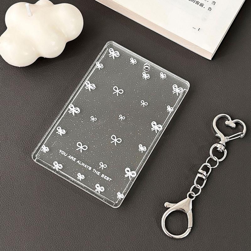 Transparent Photocard Holder Acrylic Kpop Idol Card Protetion Cover Credit Id Bank Card Photo Display Holder Student Card Case Set