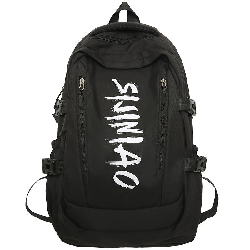 Schoolbags College Students Girls High School Students Boys Large Capacity Letters Backpack Junior High School Students Backpacks