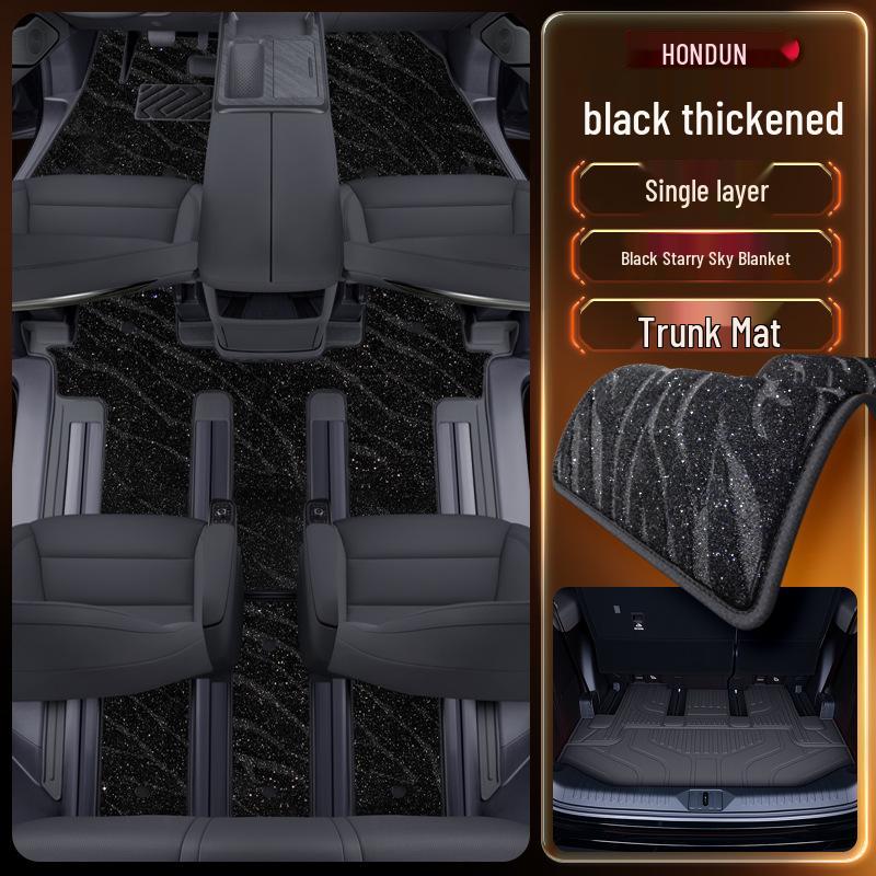 Compatible Carpet Mats for WEY Gaoshan 7-Seater TPE2025 Interior Modification