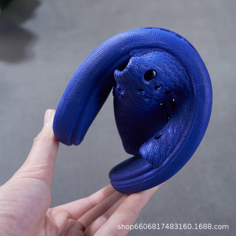 Slippers Men's Summer Outer Wear Thick-bottomed Trendy Brand Korean Version Couple Home Indoor Bathing Non-slip Breathable Outdoor Cool Slippers