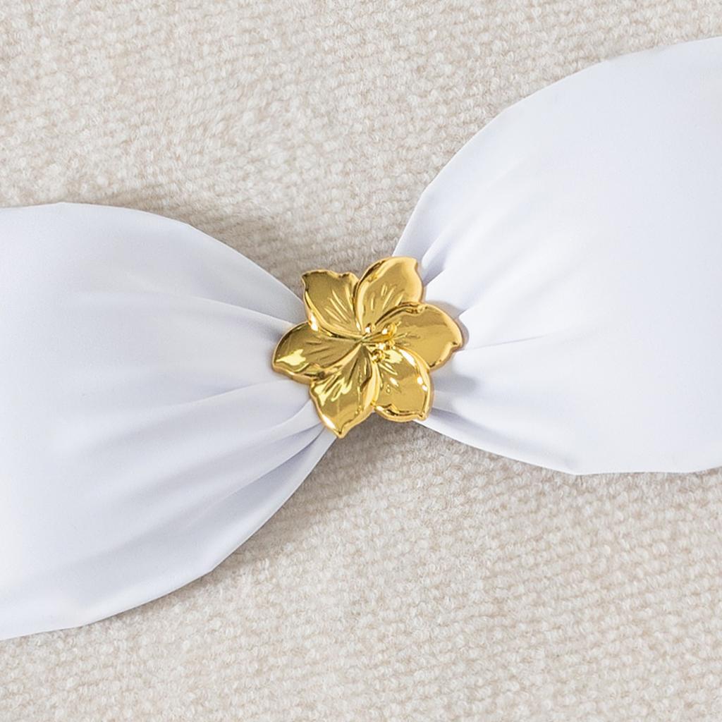 Maillot de bain bikini deux pièces Bandeau Sexy Solide Confortable Mode Pour Femmes Vêtements d'été