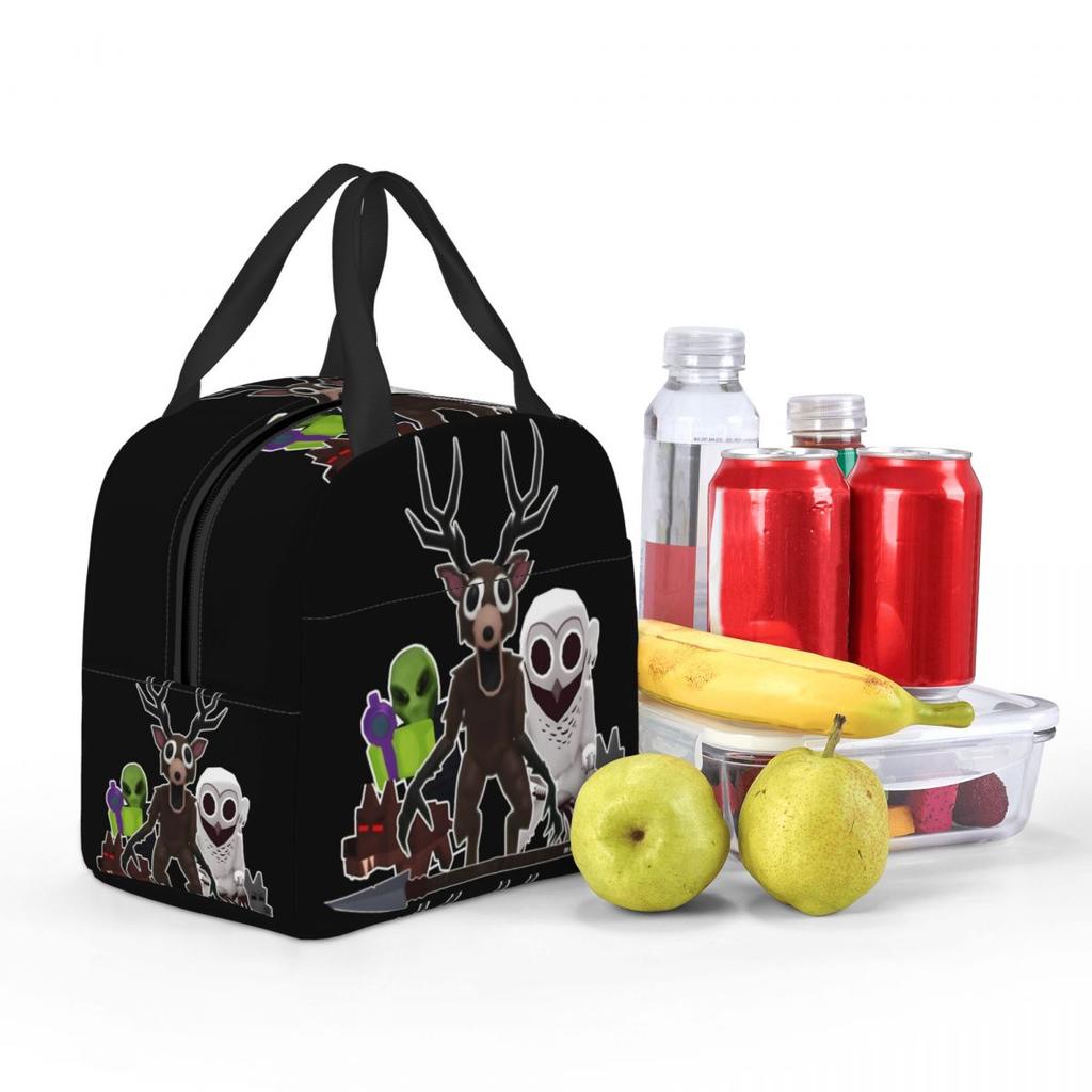 Sac isotherme pour déjeuner 99 Nuits dans les Forêts Merch pour l'extérieur Jeux Vidéo Boîte à repas Thermique Anti-fuite Boîte Bento